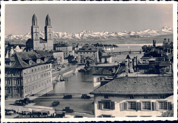 Zürich & die Alpen Vorderseite