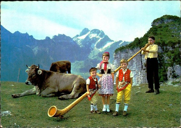 Auf Ebenalp Vorderseite