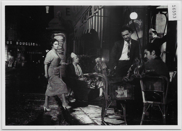Gina Lollobrigida on the set of "Trapeze" Studio de Boulogne, Paris 1958
