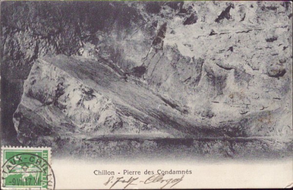 Chillon - Pierre des Condamnes