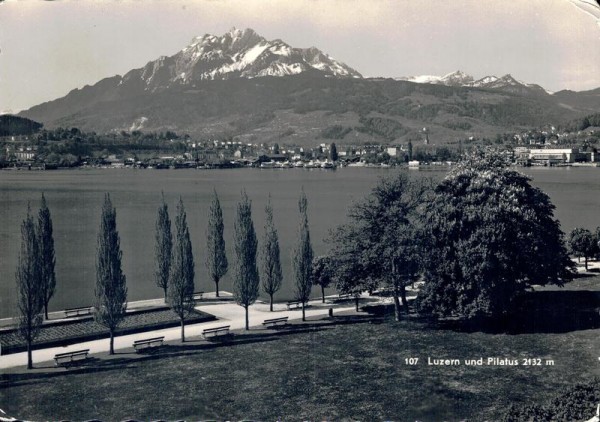 Luzern und Pilatus Vorderseite