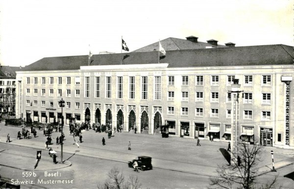 Basel, Schweiz. Mustermesse Vorderseite