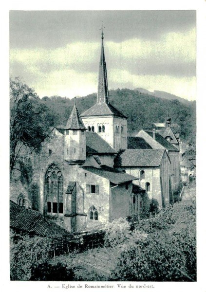 Kloster Romainmôtier Vorderseite