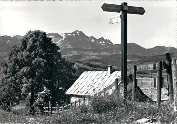 Moosbänkli-Teufen mit Säntis Vorderseite