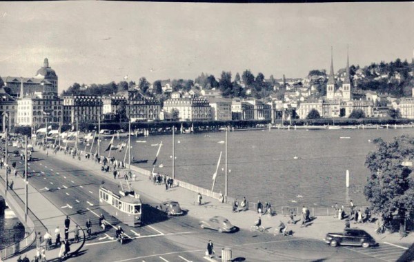 Luzern. Seebrücke. Vorderseite