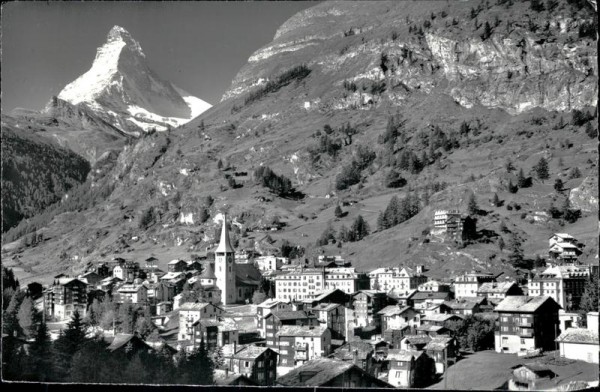 Zermatt - Matterhorn (1616 m, 4478 m ) Vorderseite