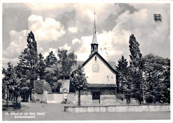 St. Jakob an der Birs, Basel, Schlachtkapelle Vorderseite
