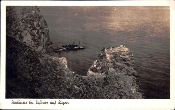 Steilküste bei Sassnitz auf Rügen Vorderseite