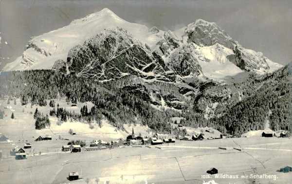 Wildhaus mit Schafberg Vorderseite