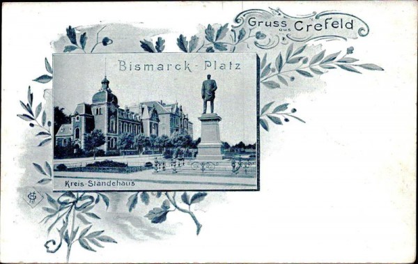 Gruss aus Krefeld Vorderseite