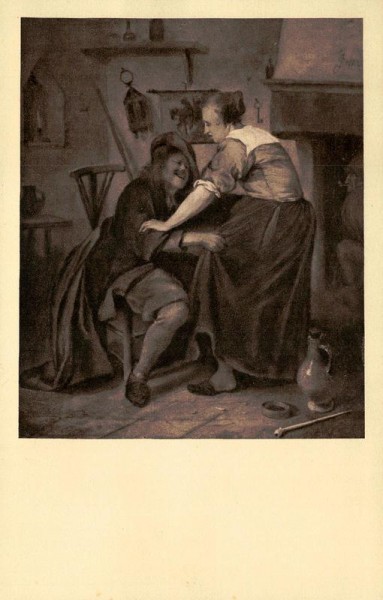 Wirtshausszene, Jan Steen Vorderseite