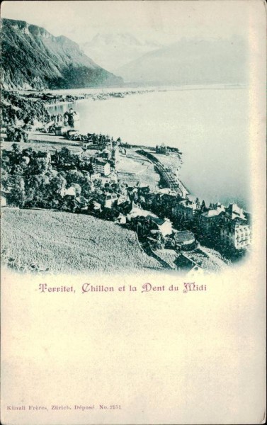 Territet, Chillon et la Dent du Midi Vorderseite