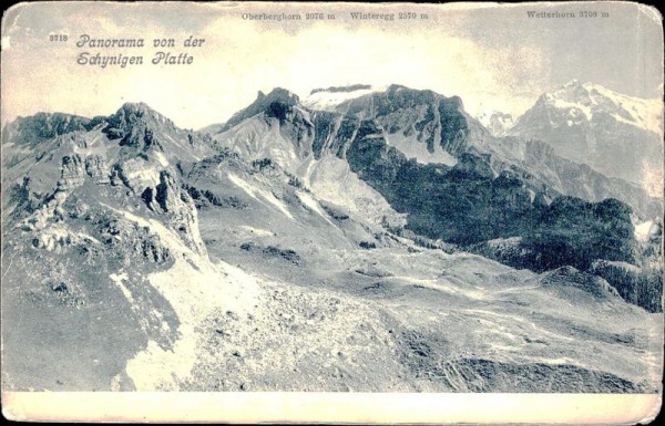 Panorama von der Schynigen Platte Vorderseite