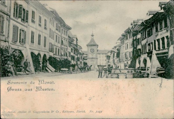 Gruss aus Murten. Vorderseite