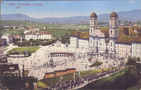 Einsiedeln - Kloster Vorderseite
