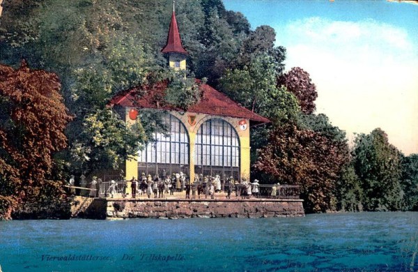 Vierwaldstättersee. Die Tellskapelle Vorderseite