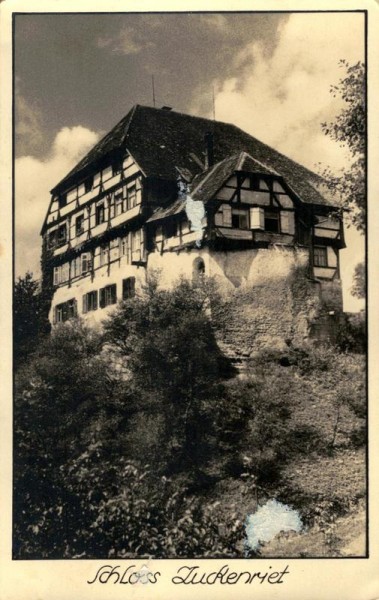 Schloss Zuckenriet Vorderseite