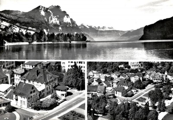 Parkhotel Schwert am Walensee, Weesen SG - Flugaufnahmen Vorderseite