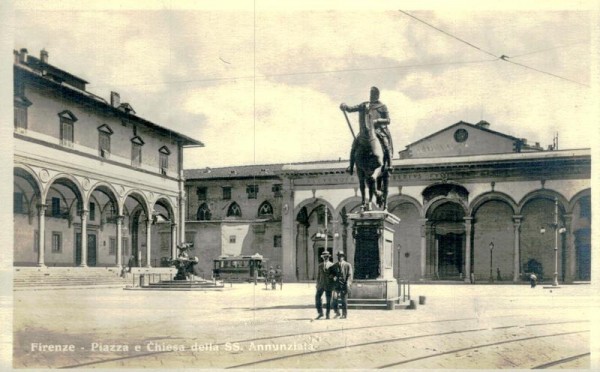 Firenze, Piazza e chiesa della SS. Annunziata Vorderseite