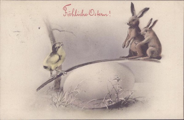 Fröhliche Ostern Vorderseite
