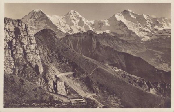 Schynige platte - Eiger Mönch und Jungfrau