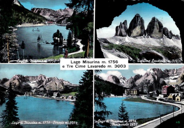 Lago Misurina e Tre Cime Lavaredo Vorderseite