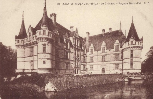 Schloss Azay-le-Rideau Vorderseite