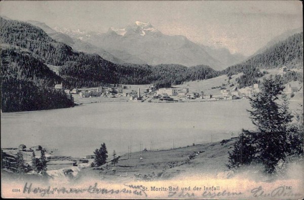St. Moritz-Bad und der Innfall Vorderseite