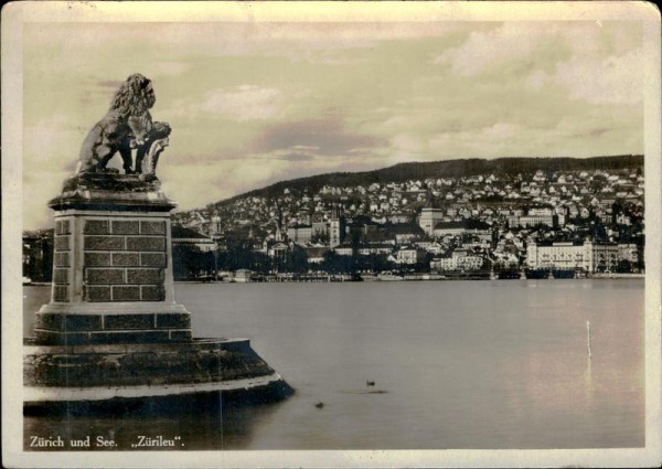 Zürich und See. Vorderseite