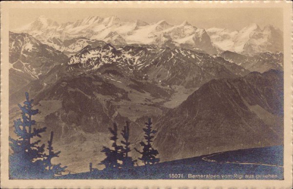 Berneralpen vom Rigi aus gesehen