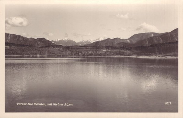 Turner See Kärnten, mit Steiner Alpen