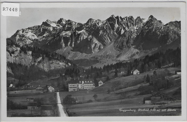 Toggenburg - Rietbad mit Säntis