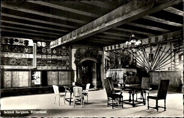 Schloss Sargans. Rittersaal Vorderseite