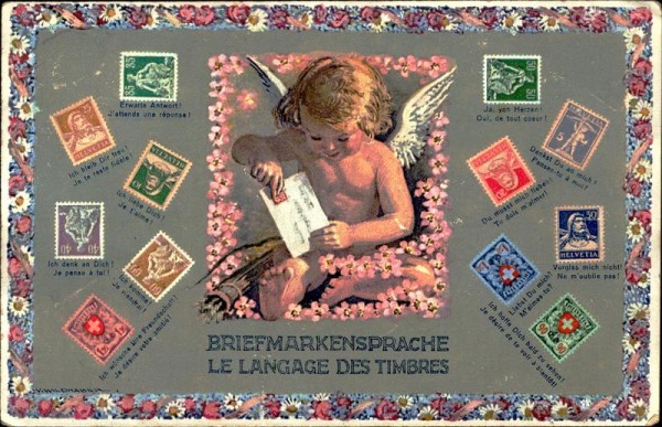 Briefmarkensprache Vorderseite