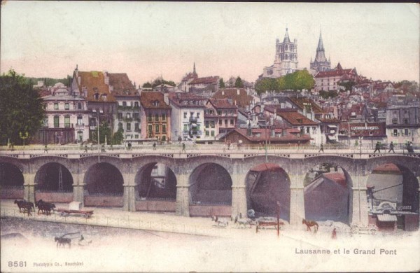 Lausanne et le Grand Pont