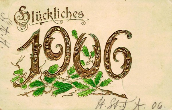 Glückliches 1906 Vorderseite