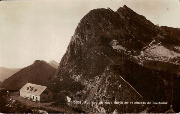 Rochers de Naye et chalets de Sautodoz Vorderseite