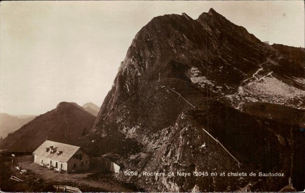 Rochers de Naye et chalets de Sautodoz Vorderseite