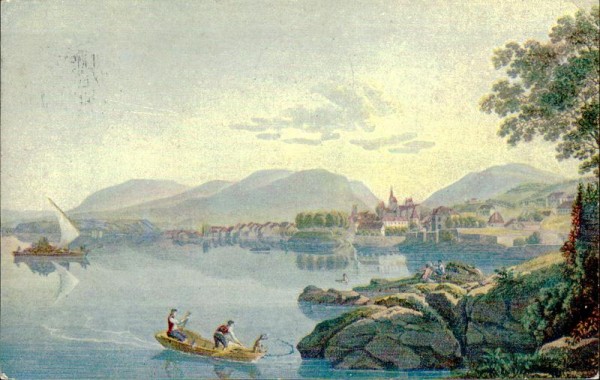 gabriel Lory junior, Ansicht von Neuenburg Vorderseite