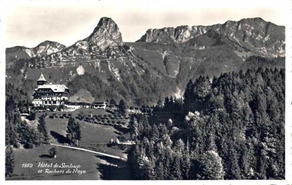 Hôtel de Sonloup et Rochers de Naye Vorderseite