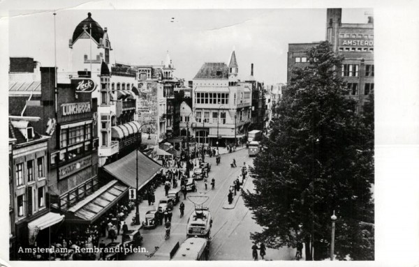 Amsterdam, Rembrandtplein Vorderseite