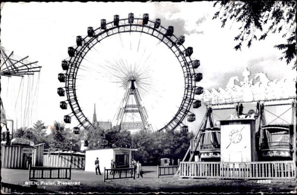 Wien, Prater, Risenrad Vorderseite