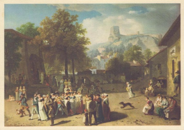 Adam W. Toepfer, Lädnliche Hochzeit Vorderseite
