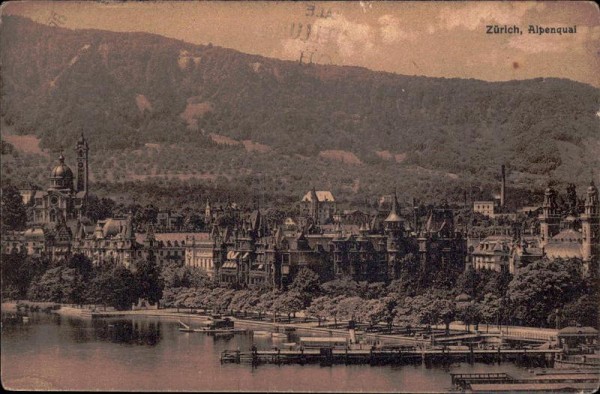 Zürich - Alpenquai Vorderseite