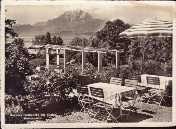 Kurhaus Eichholtern mit Pilatus Gartenpartie