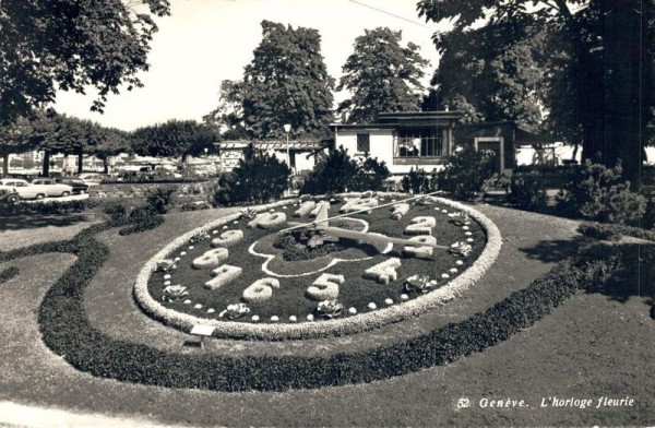 Genève. L`Horloge Fleurie Vorderseite