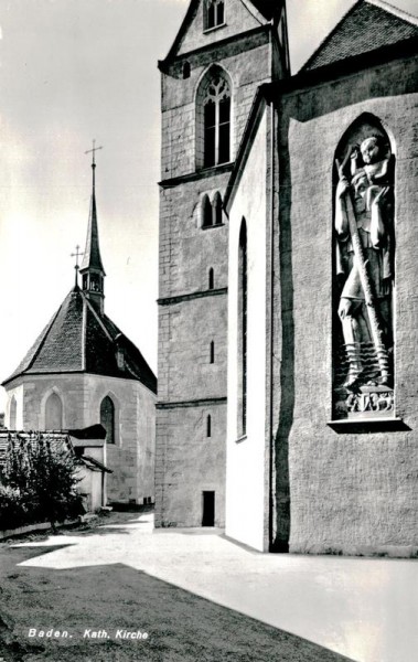 Baden, Kath. Kirche Vorderseite