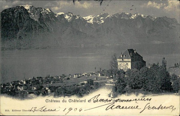 Château du Châtelard (Vaud) Vorderseite