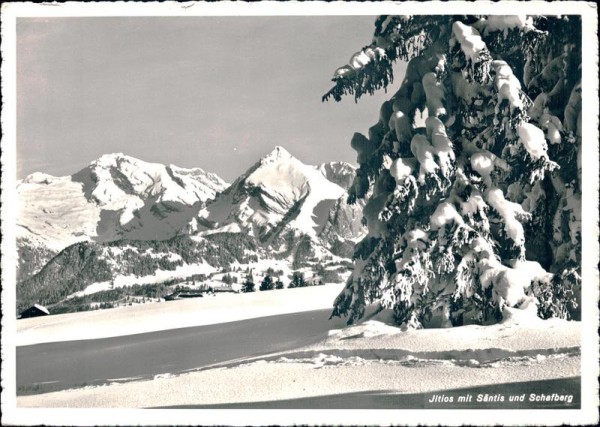 Jltios mit Säntis und Schafberg Vorderseite