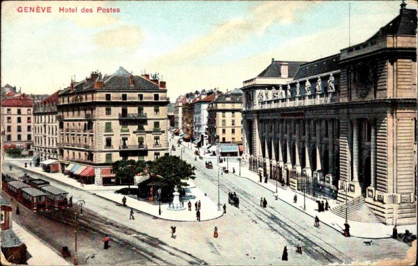 Genève, Hotel des Postes Vorderseite